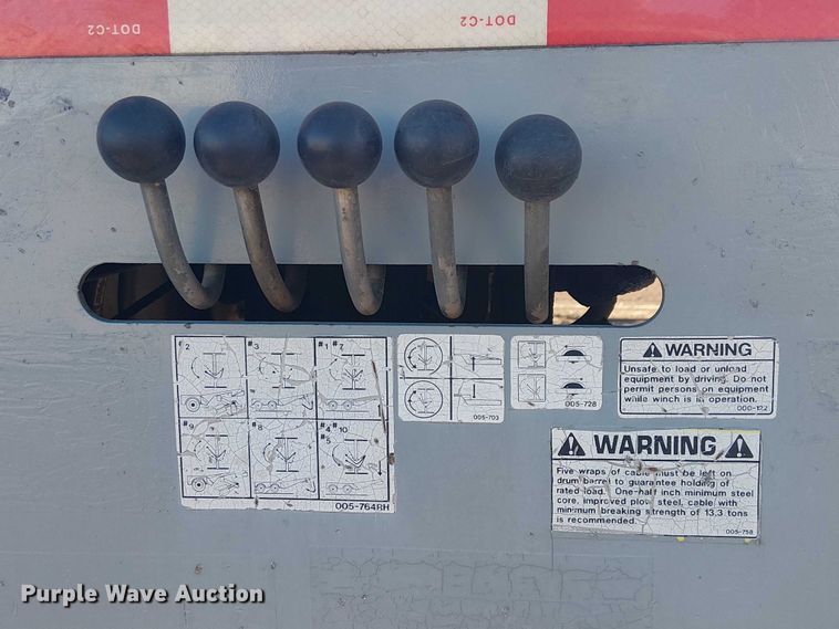 image for item EC1274 2006 Trail-Eze drop deck equipment trailer