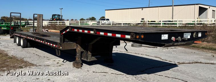 image for item ED2336 2014 Kaufman drop deck equipment trailer