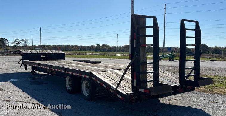 image for item ED2336 2014 Kaufman drop deck equipment trailer