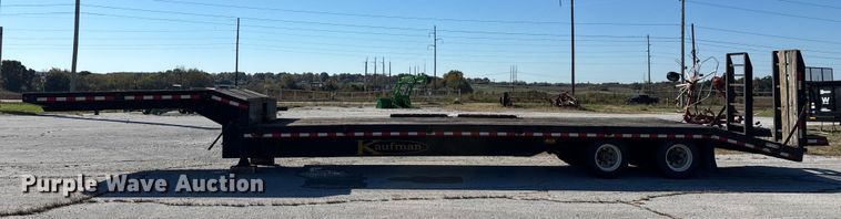 image for item ED2336 2014 Kaufman drop deck equipment trailer