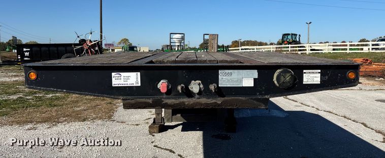 image for item ED2336 2014 Kaufman drop deck equipment trailer