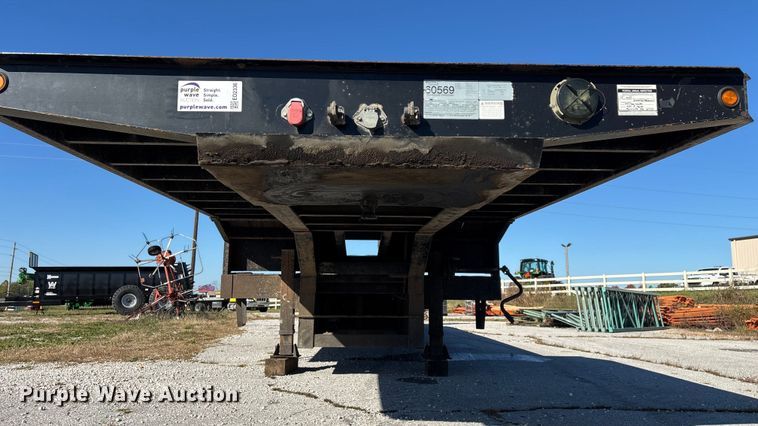 image for item ED2336 2014 Kaufman drop deck equipment trailer