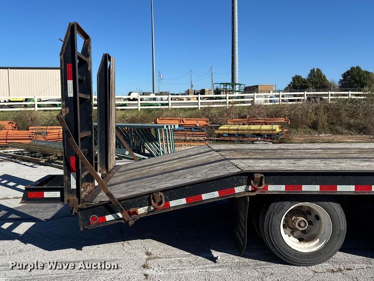 image for item ED2336 2014 Kaufman drop deck equipment trailer