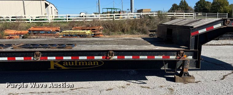 image for item ED2336 2014 Kaufman drop deck equipment trailer