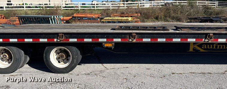 image for item ED2336 2014 Kaufman drop deck equipment trailer