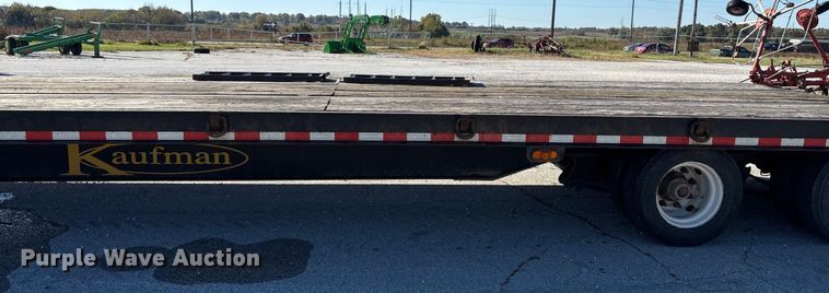 image for item ED2336 2014 Kaufman drop deck equipment trailer