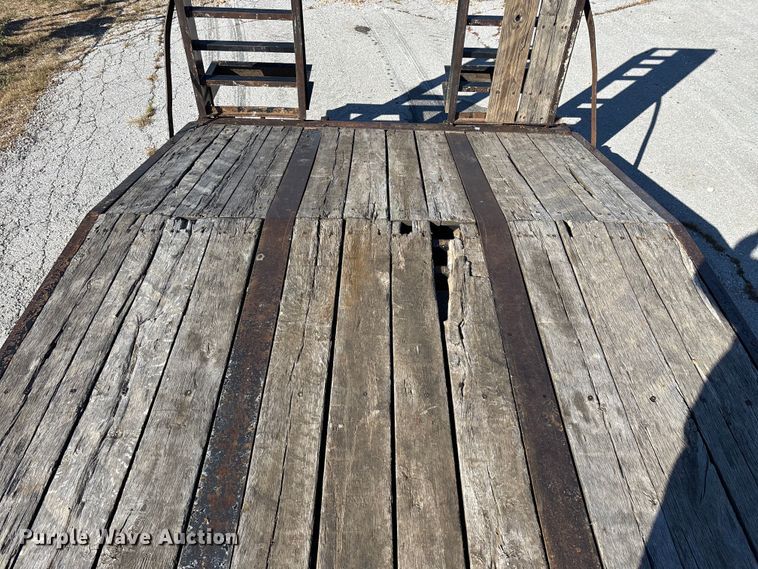 image for item ED2336 2014 Kaufman drop deck equipment trailer