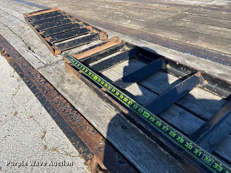 image for item ED2336 2014 Kaufman drop deck equipment trailer