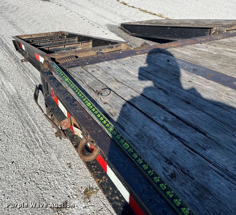 image for item ED2336 2014 Kaufman drop deck equipment trailer