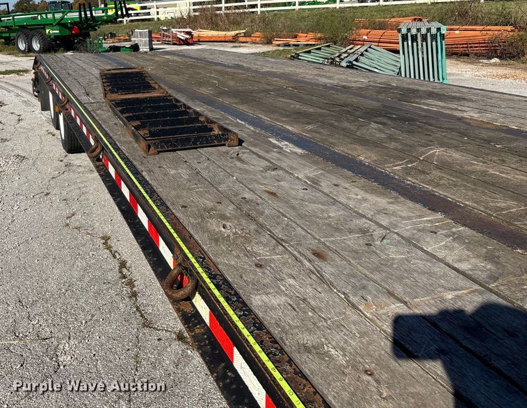 image for item ED2336 2014 Kaufman drop deck equipment trailer