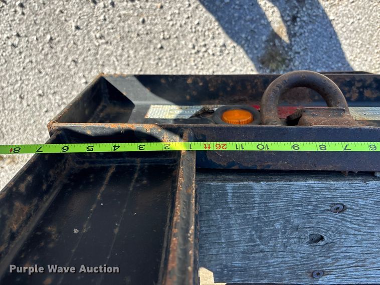 image for item ED2336 2014 Kaufman drop deck equipment trailer