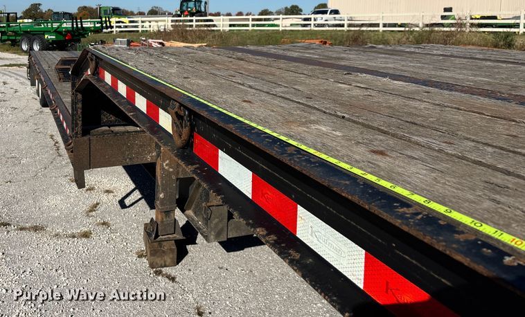image for item ED2336 2014 Kaufman drop deck equipment trailer