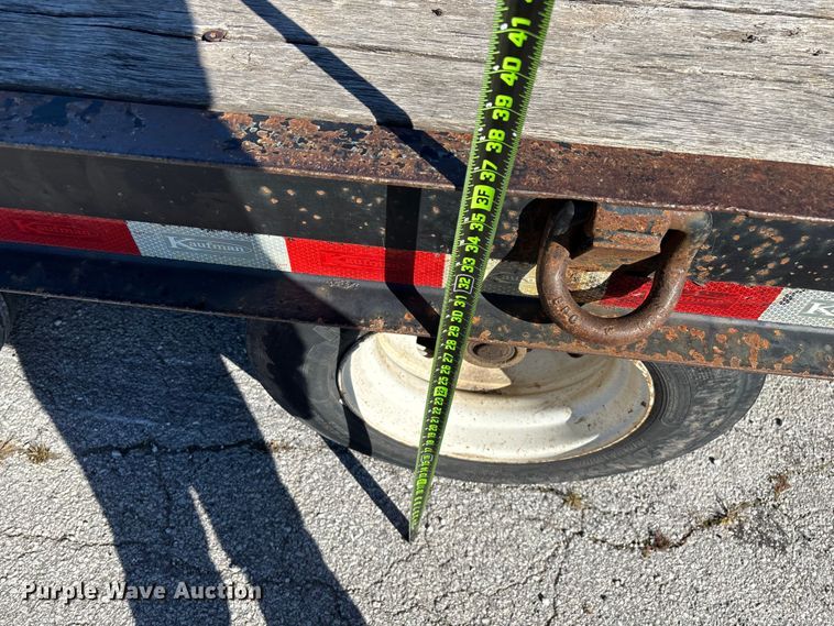 image for item ED2336 2014 Kaufman drop deck equipment trailer