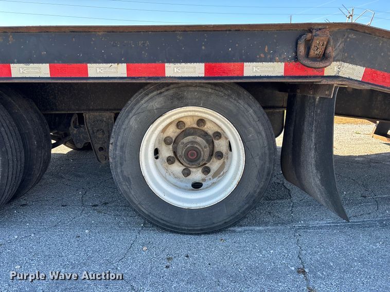 image for item ED2336 2014 Kaufman drop deck equipment trailer