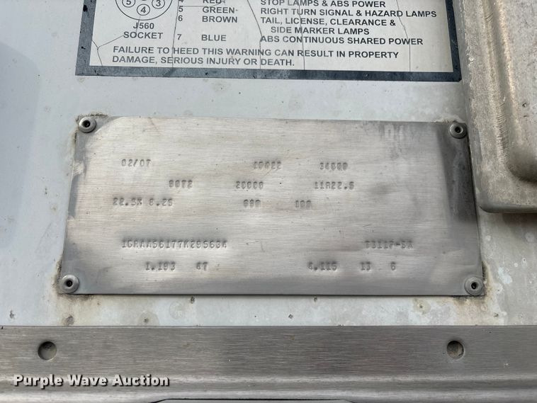 image for item ED2371 2007 Great Dane dry van trailer