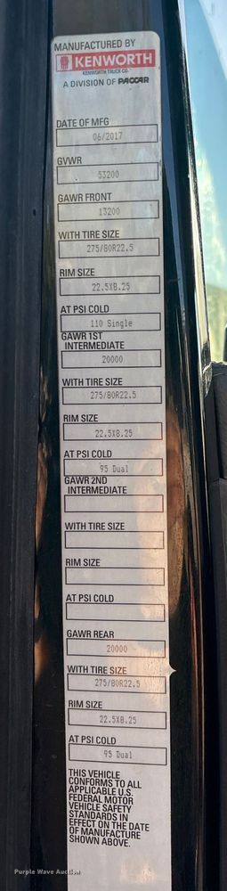 image for item EF6163 2018 Kenworth T680 semi truck