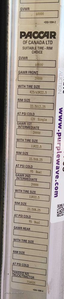 image for item EG1705 2007 Peterbilt 340 flatbed truck