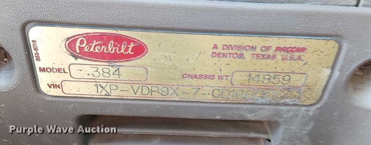 image for item EG8256 2012 Peterbilt 384 semi truck