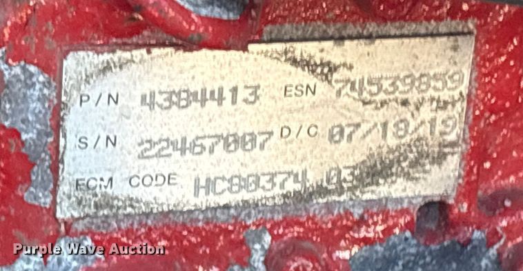 image for item EG8276 2020 International MV607 water truck