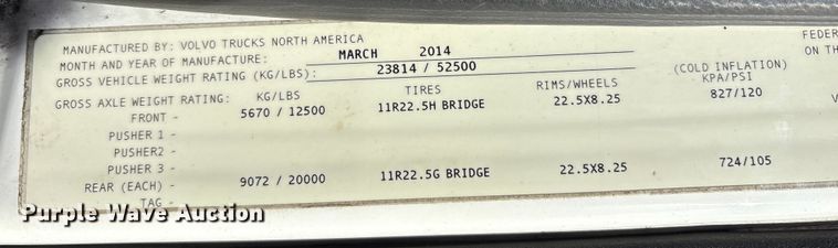 image for item EM6132 2015 Volvo VNL semi truck