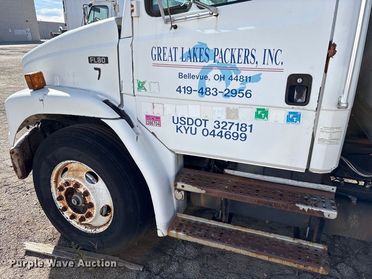 image for item EM6138 1998 Freightliner FL80 refrigerated truck