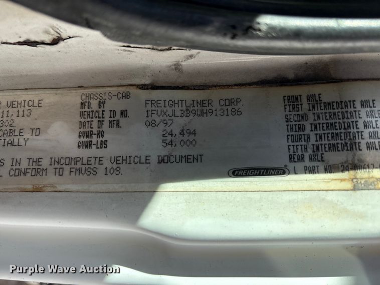 image for item EM6138 1998 Freightliner FL80 refrigerated truck