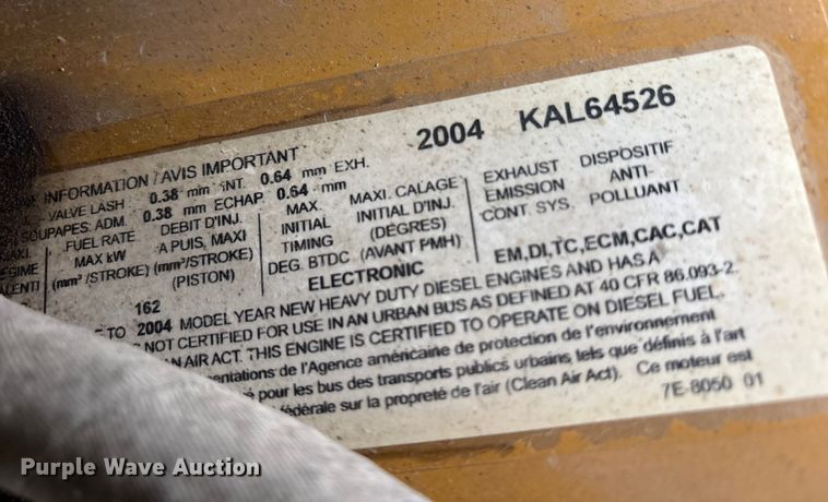 image for item EM6159 2005 Sterling Acterra propane delivery truck