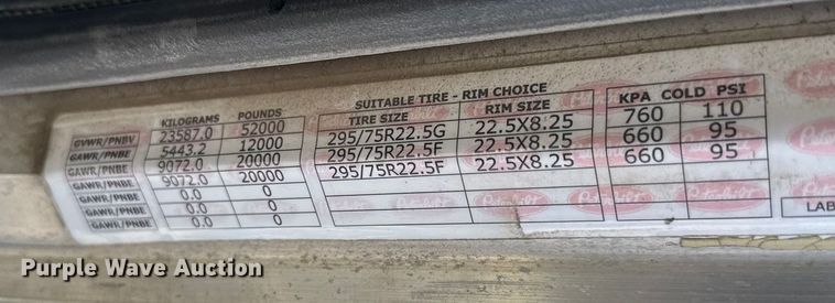 image for item EM8456 2012 Peterbilt  386 semi truck