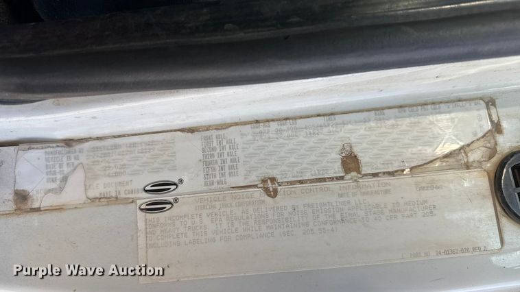 image for item EM8467 2007 Sterling LT9500 roll-off container truck