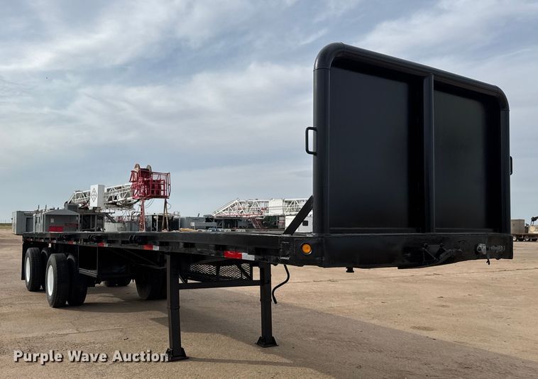 image for item EM8491 1959 Fruehauf  flatbed trailer