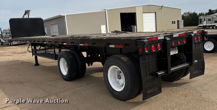 image for item EM8491 1959 Fruehauf  flatbed trailer