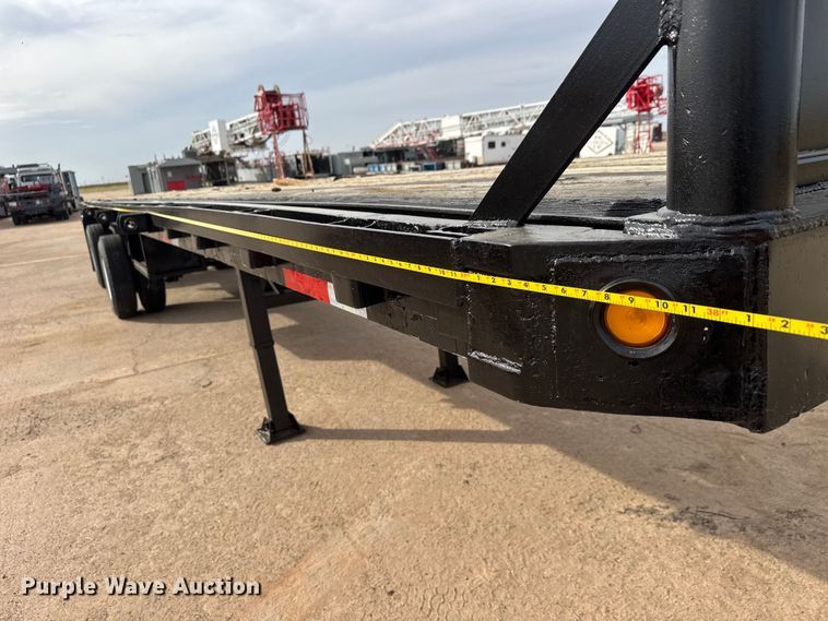 image for item EM8491 1959 Fruehauf  flatbed trailer