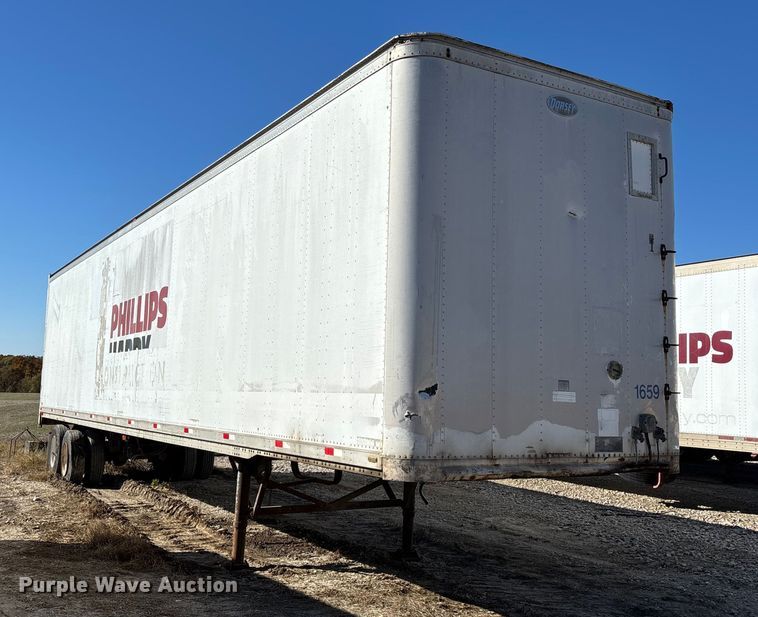 image for item EN0521 1992 Dorsey Trailers Inc. AIDT-LS dry van trailer
