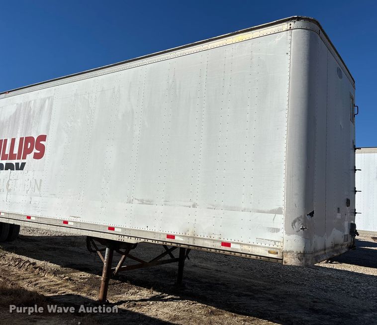 image for item EN0521 1992 Dorsey Trailers Inc. AIDT-LS dry van trailer