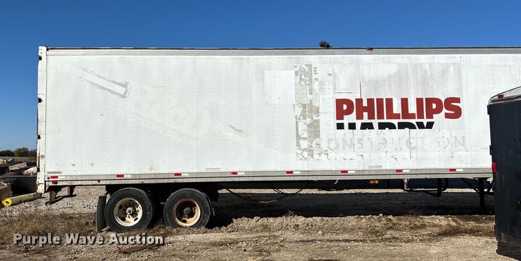 image for item EN0521 1992 Dorsey Trailers Inc. AIDT-LS dry van trailer