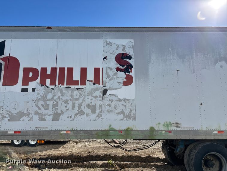 image for item EN0521 1992 Dorsey Trailers Inc. AIDT-LS dry van trailer