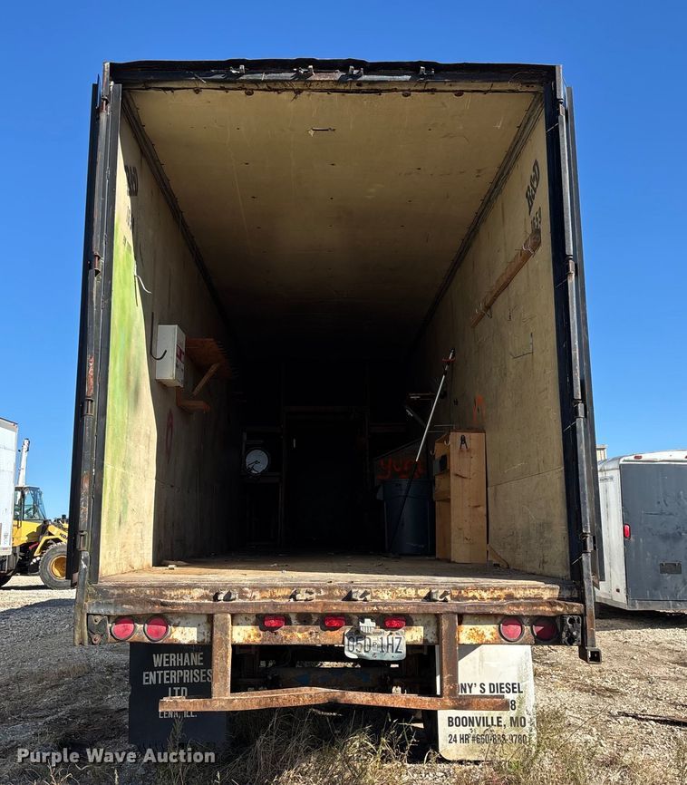 image for item EN0521 1992 Dorsey Trailers Inc. AIDT-LS dry van trailer