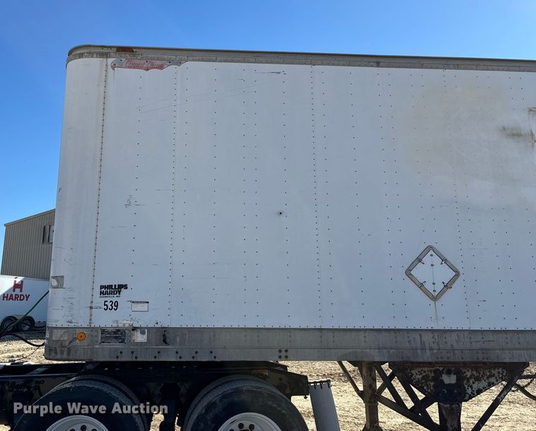 image for item EN0522 1986 Great Dane dry van trailer