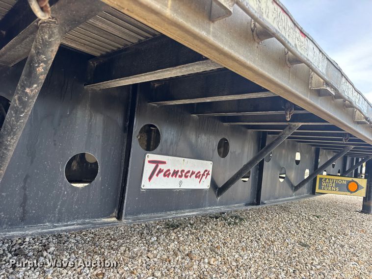 image for item EN0674 2008 Transcraft DTL-2100 RS2 drop deck trailer