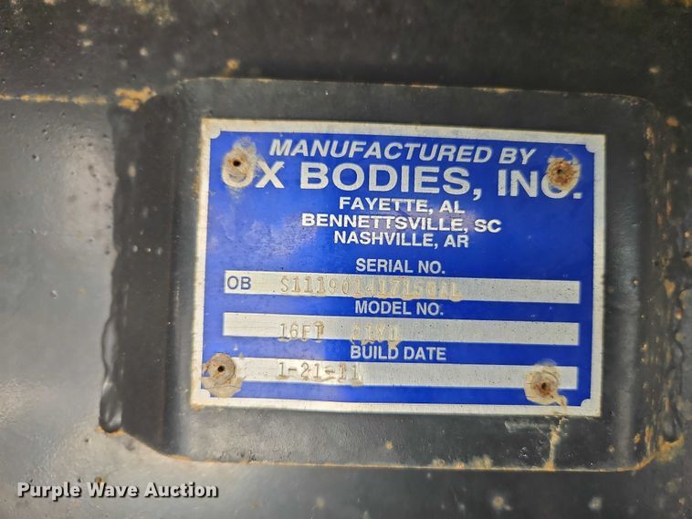 image for item EO4794 2011 Mack GU713 dump truck