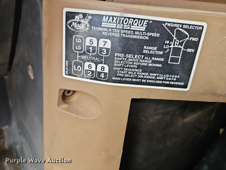 image for item EO4795 2007 Mack CTP713 dump truck