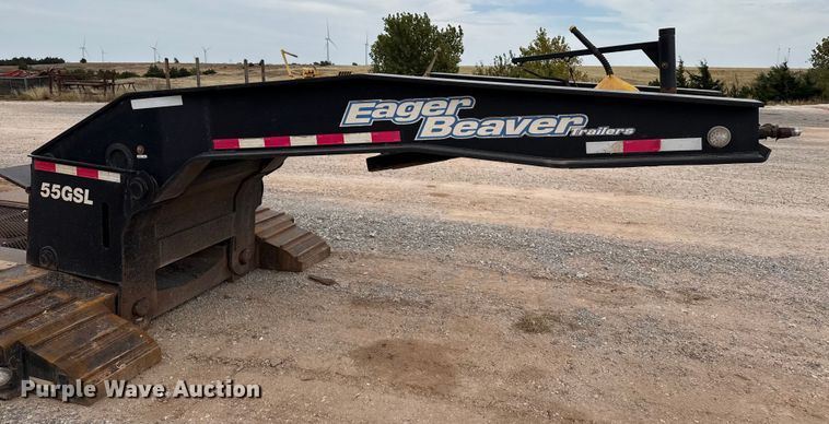 image for item EP0804 2019 Eager Beaver 55GSL/3 lowboy equipment trailer