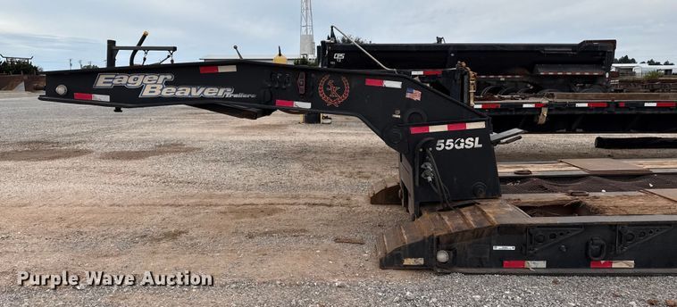 image for item EP0804 2019 Eager Beaver 55GSL/3 lowboy equipment trailer
