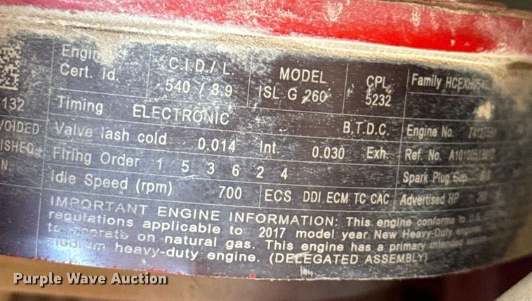 image for item EP2503 2018 Autocar X Spotter yard truck