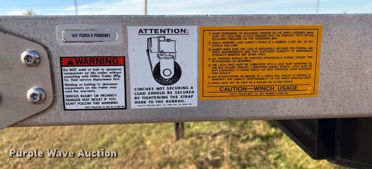 image for item ER1085 2023 Utility FS2CDHA drop deck trailer