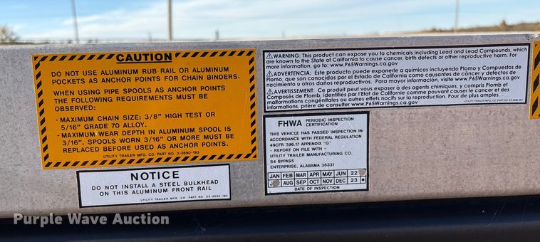 image for item ER1085 2023 Utility FS2CDHA drop deck trailer