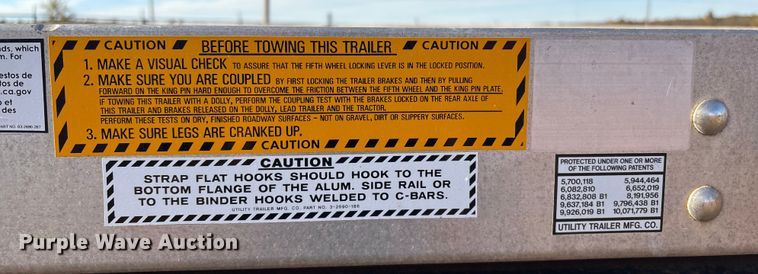 image for item ER1085 2023 Utility FS2CDHA drop deck trailer