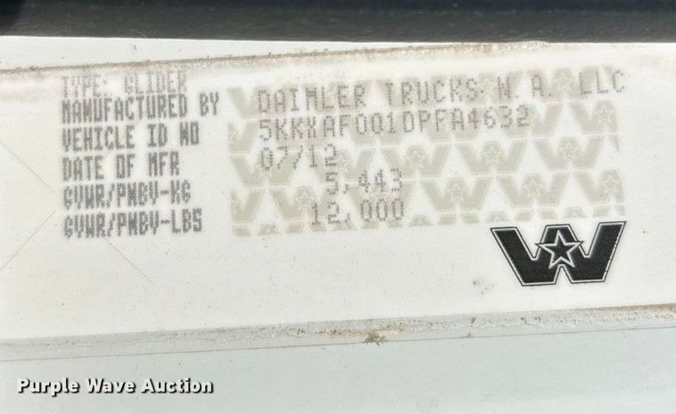 image for item ET6628 2013 Western Star 4900SF semi truck