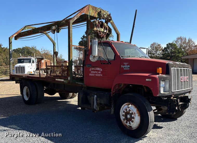 image for item ET7295 1994 GMC C7 crane truck