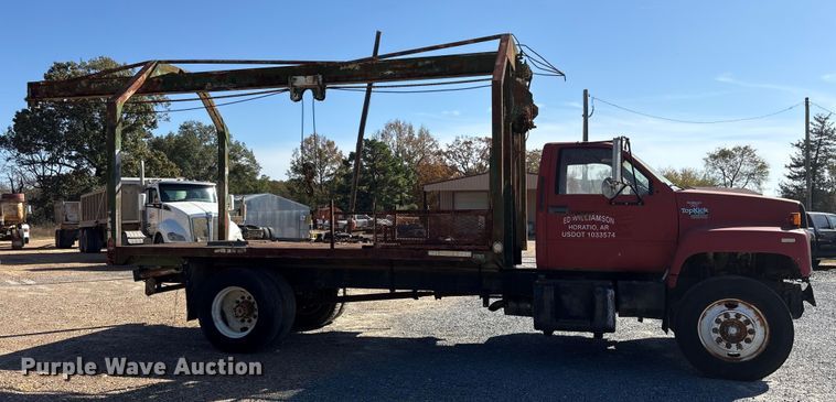 image for item ET7295 1994 GMC C7 crane truck